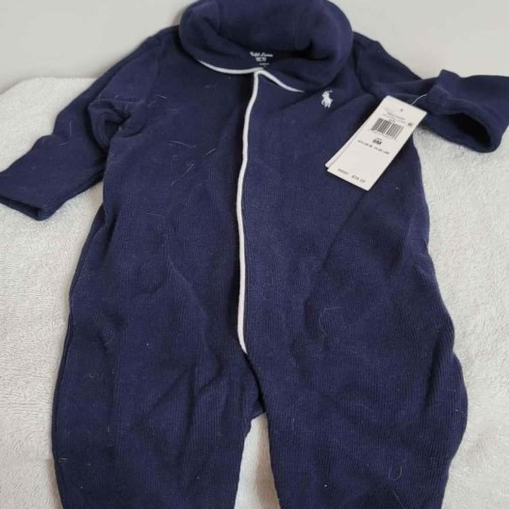 Polo Ribbed Cotton Coverall